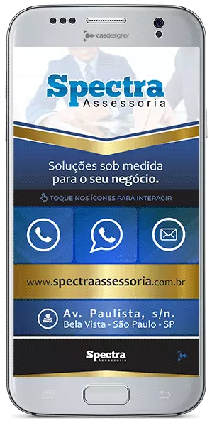 Cartão Interativo CAS Design