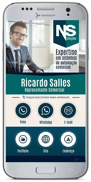 Cartão Interativo CAS Design
