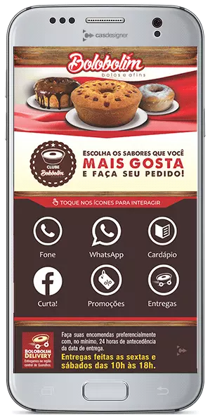 Cartão Interativo CAS Design