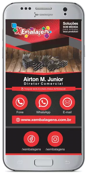 Cartão Interativo CAS Design