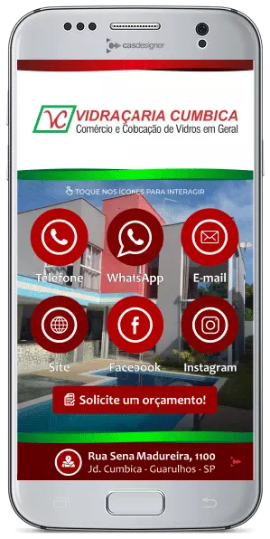 Cartão Interativo CAS Design