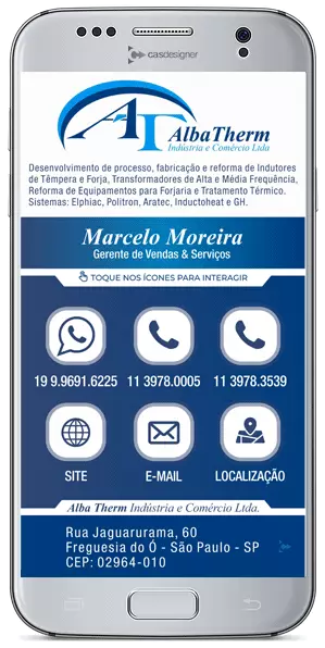 Cartão Interativo CAS Design